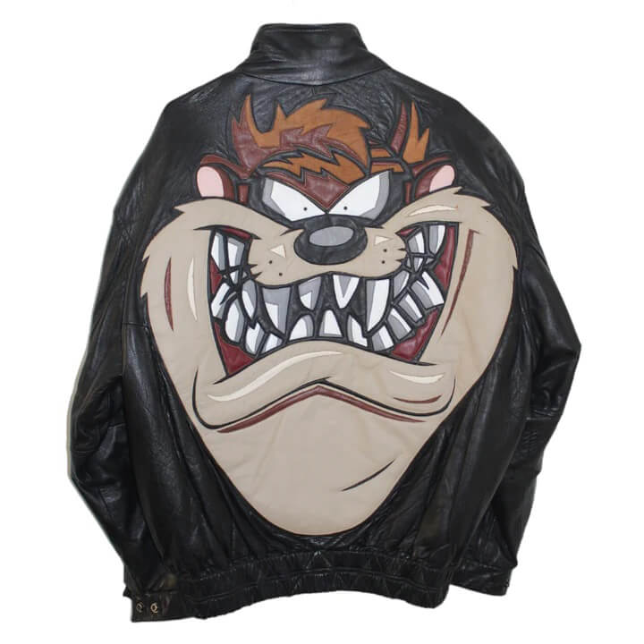 Looney Tunes Devil Taz Leather Jacket - A2 Jackets