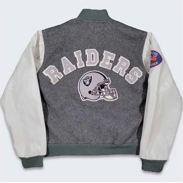 Los Angeles Raiders 80s Varsity Wool & Leather Jacket