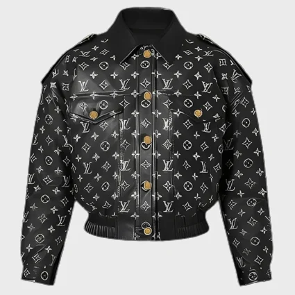 Louis Vuitton Black Leather Jacket