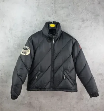 Marc Buchanan Rare Pelle Pelle Down Black Puffer Jacket
