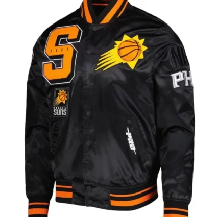 Mash Up Capsule Phoenix Suns Black Satin Jacket