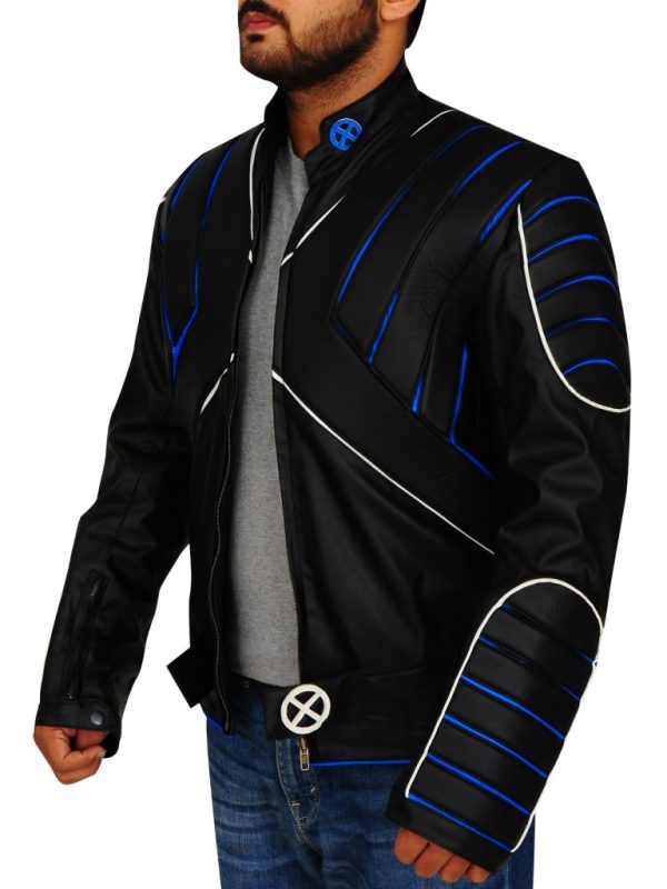 Men Cyclops Cosplay Leather Jacket