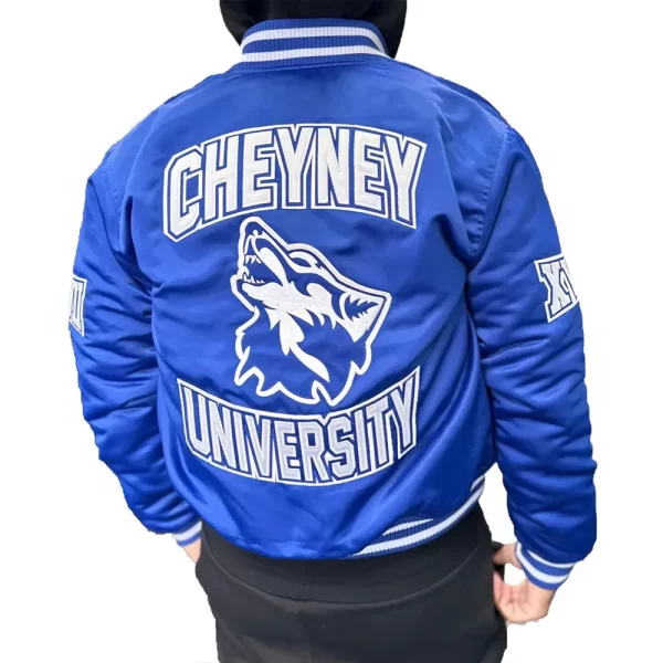 Men’s Cheyney University Royal Satin Jackets