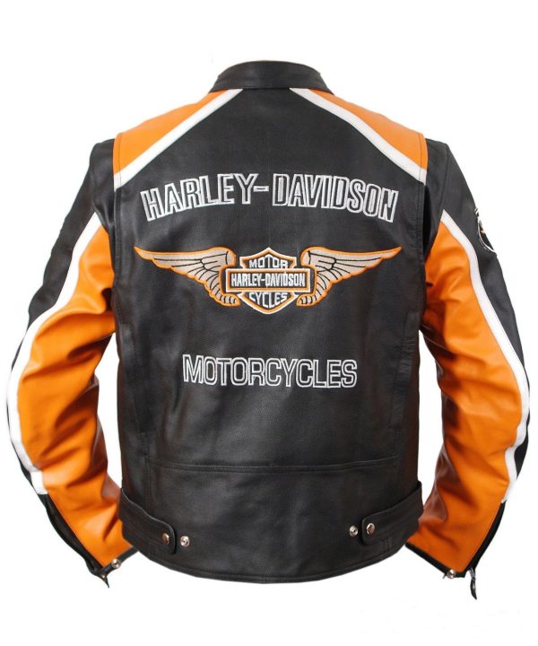 Men’s Harley Davidson Motorcycle Classic Cruiser Leather Jacket