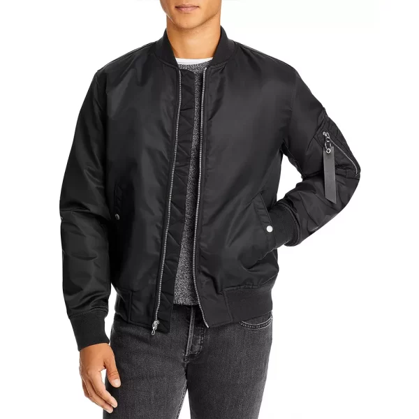 Men’s Manston Bomber Nylon Black Jacket