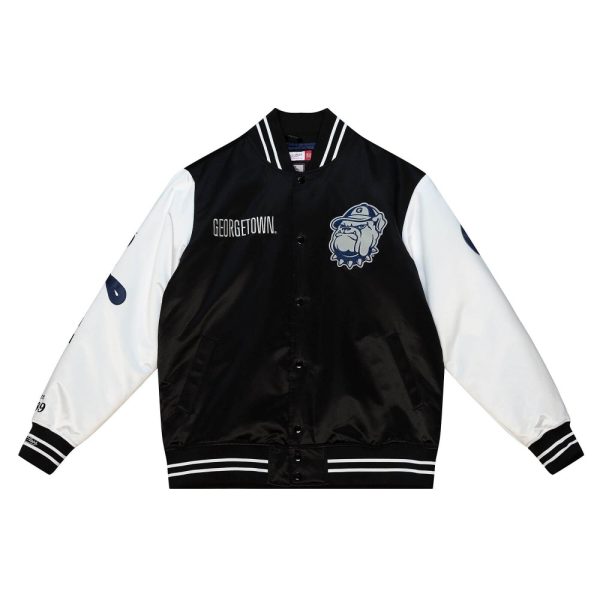 NCAA Team Origins Varsity Satin Jacket Georgetown University