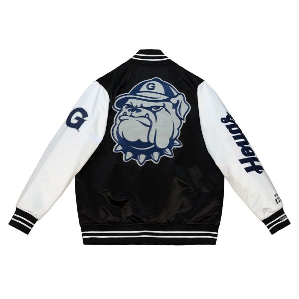 NCAA Team Origins Varsity Satin Jacket Georgetown University