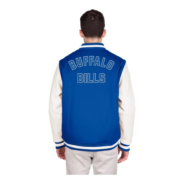 New Era Buffalo Bills Varsity Button-down Wool Jacket