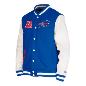 New Era Buffalo Bills Wool Varsity Button-down Jacket