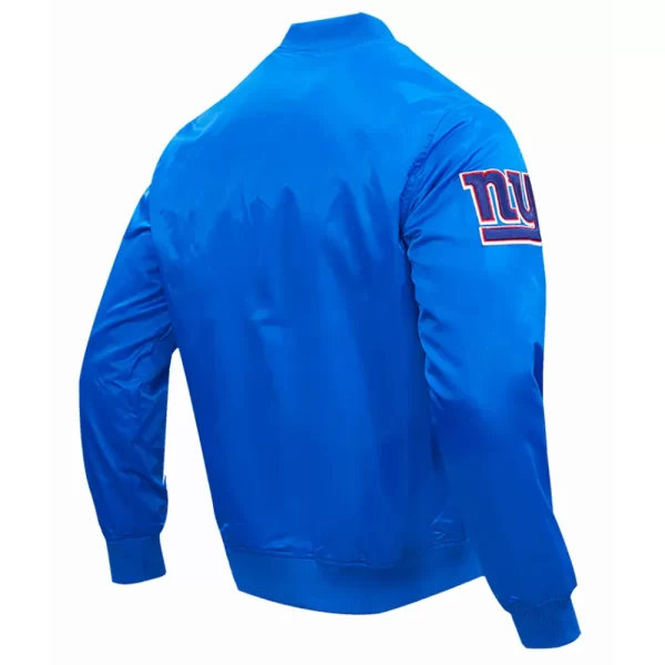 New York Giants Wordmark Satin Jackets