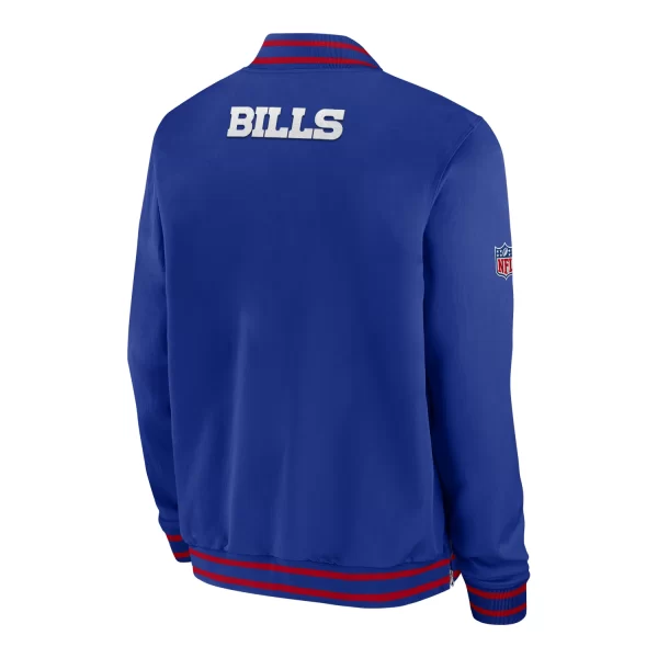 Nike Buffalo Sideline Bills Coach Blue Bomber Jacket