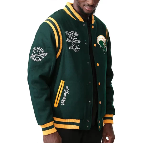 Norfolk State Spartans Varsity Wool Jacket