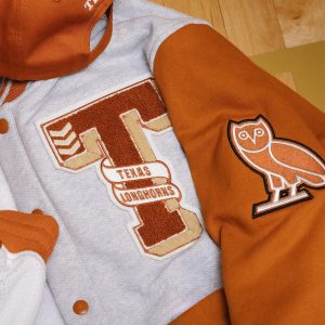 OVO x Texas Longhorns football Varsity Jacket