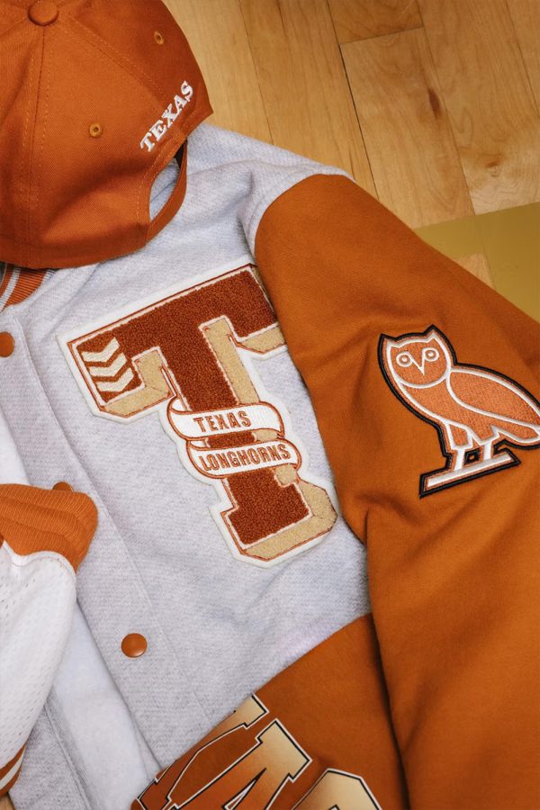 OVO x Texas Longhorns football Varsity Jacket