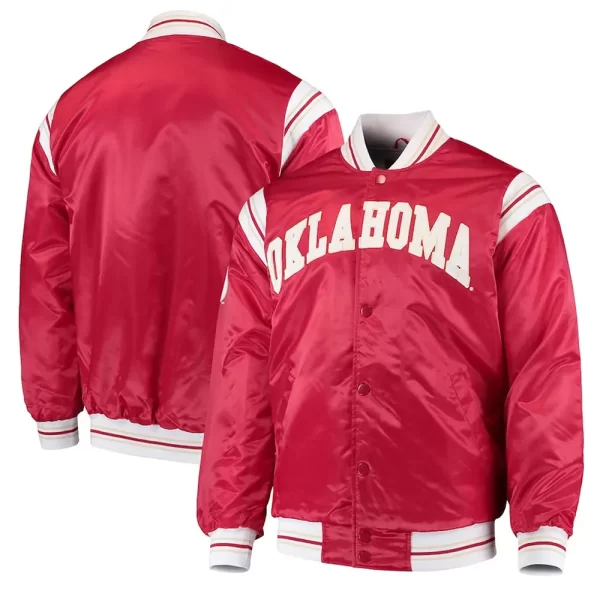 Oklahoma Sooners The Enforcer Satin Jackets