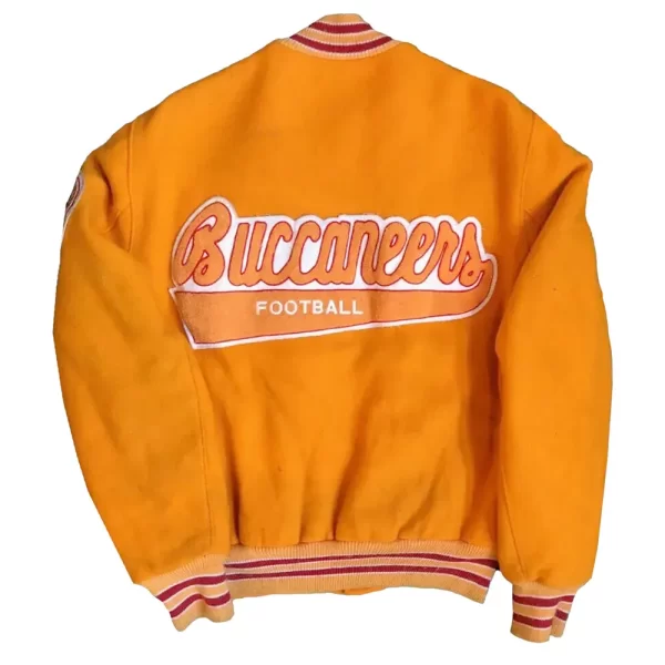 Orange 90’s Tampa Bay Buccaneers Varsity Wool Jacket