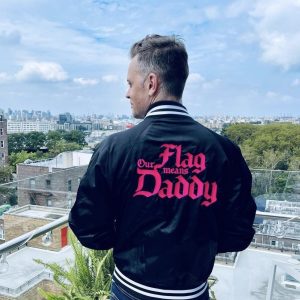 Our Flag Means Daddy Satin Jacket