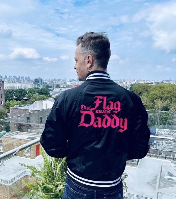 Our Flag Means Daddy Satin Jacket