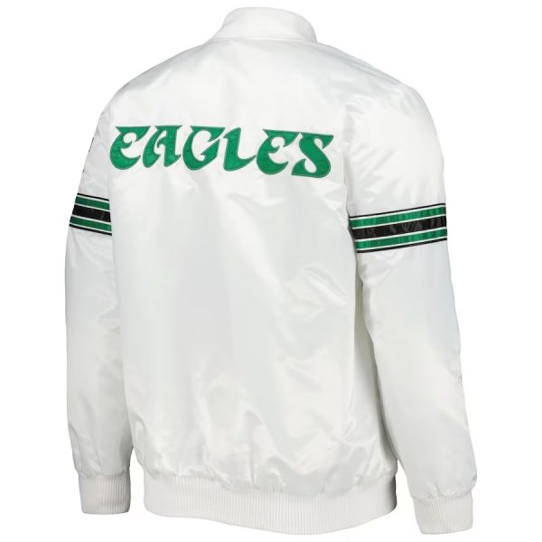 Philadelphia Eagles Starter The Power Forward White Jacket