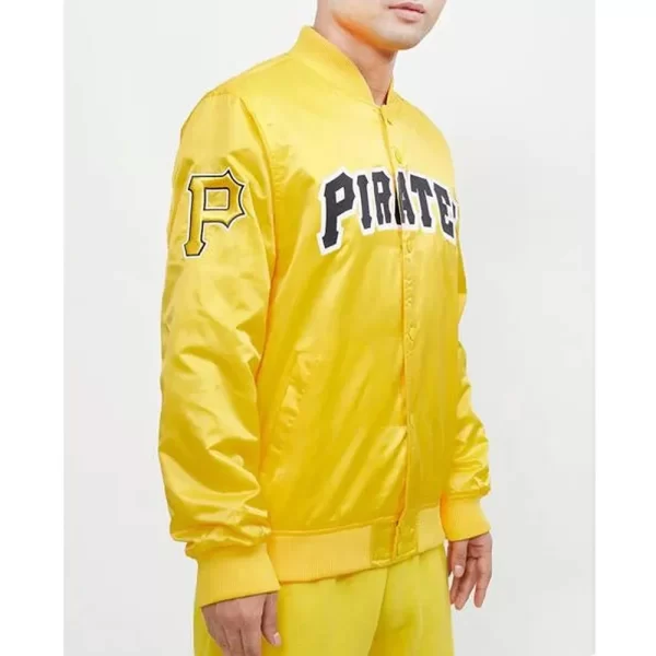 Pittsburgh Pirates Wordmark Satin Jacket