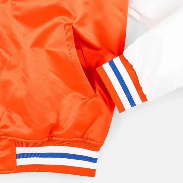 Prime Time NY Knicks Orange and White Jacket