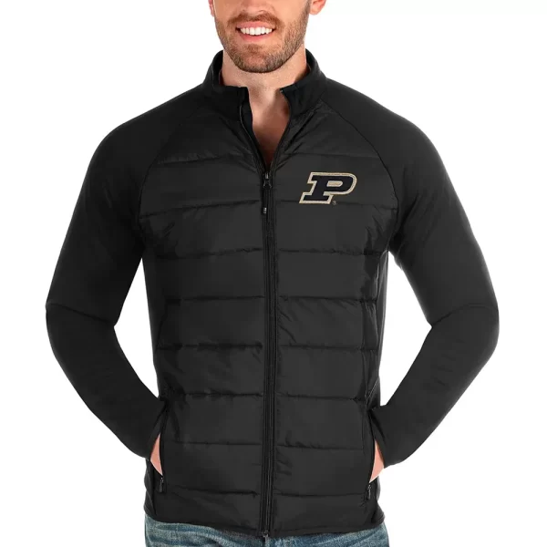 Purdue Boilermakers Black Puffer Jacket