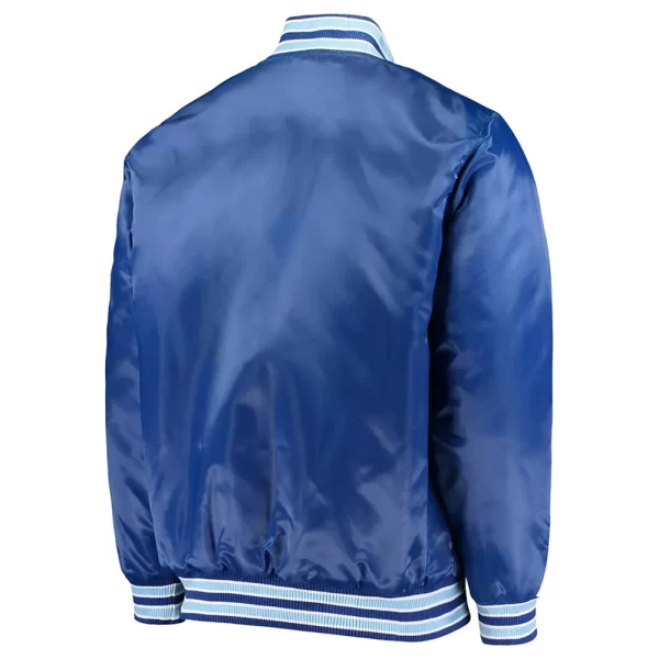 Royal Kansas City Royals The Diamond Satin Varsity Jacket