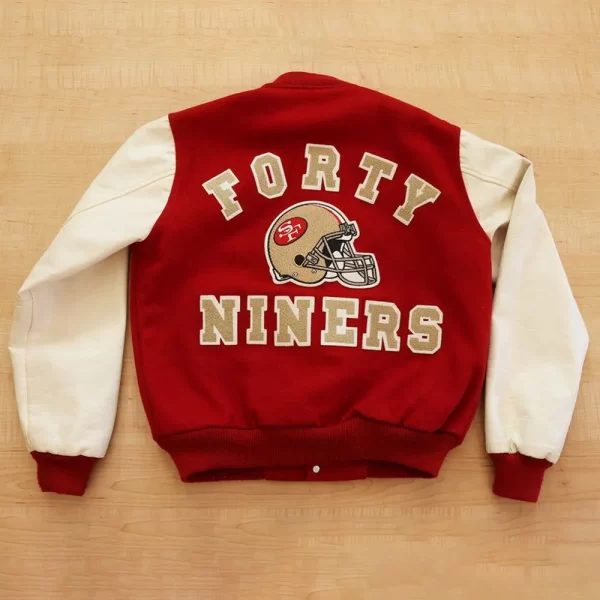 San Francisco 49ers 80’s Varsity Wool & Leather Jacket