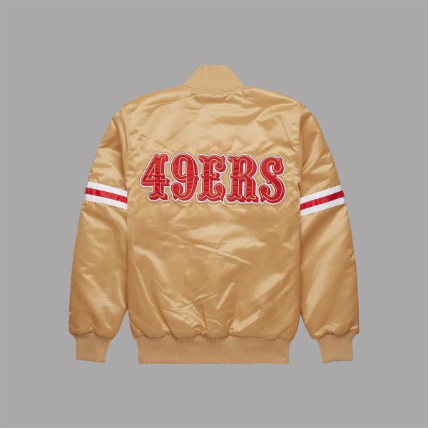 San Francisco 49ers Full-Snap Starter Satin Jacket