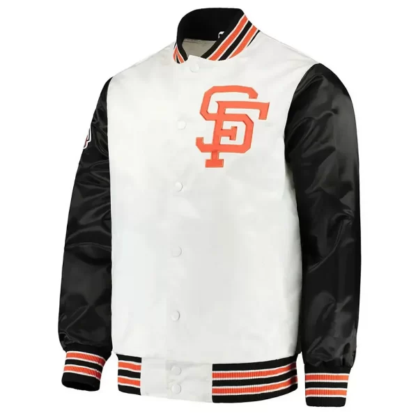 San Francisco Giants The Legend White and Black Jacket