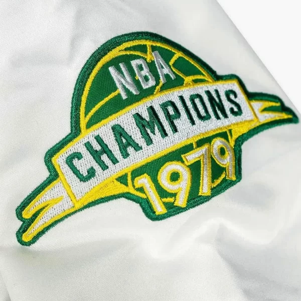 Seattle Supersonics Golden Age Satin White Jackets