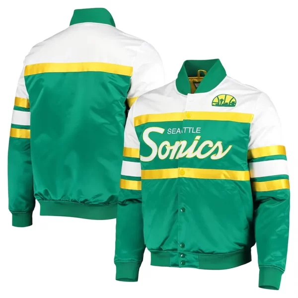 Seattle Supersonics Special Script Satin Jacket