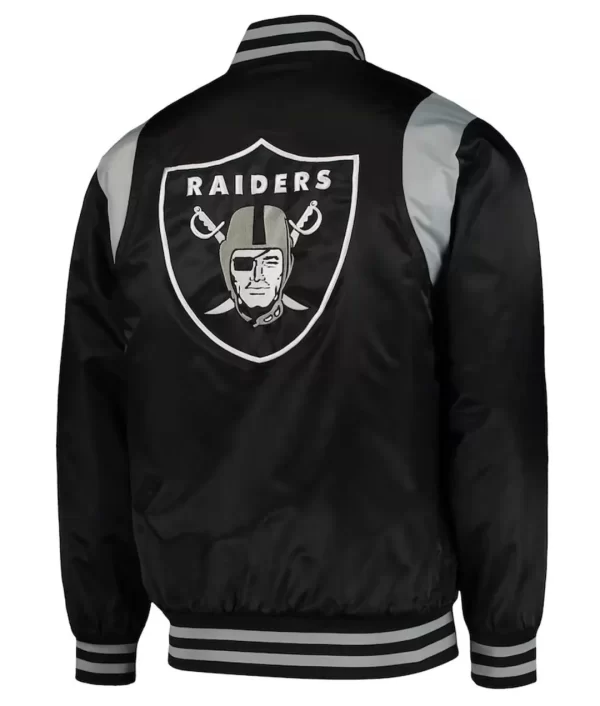 Silver and Black Las Vegas Raiders Prime Time Jacket