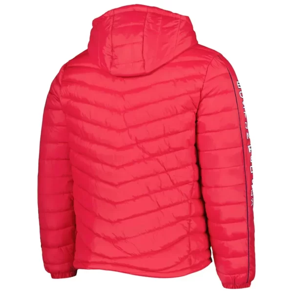 Splitter Soft Down Boston Red Sox Puffer Full-Zip Red Hooded Jacket