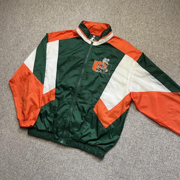 Starter Men's Green and Orange Jacket