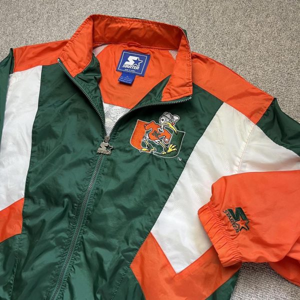 Starter Men's Green and Orange Jackets