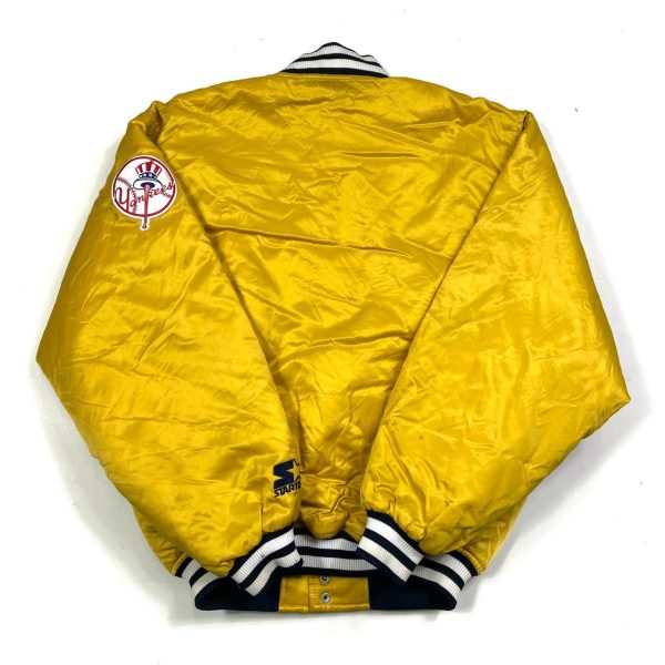 Starter Men's Satin Yellow Jacket