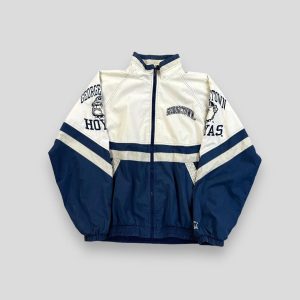 Starter Men's White and Navy Blue Jacket