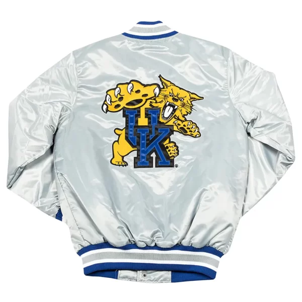 Starter Silver Kentucky Wildcats Full-Snap Satin Jacket