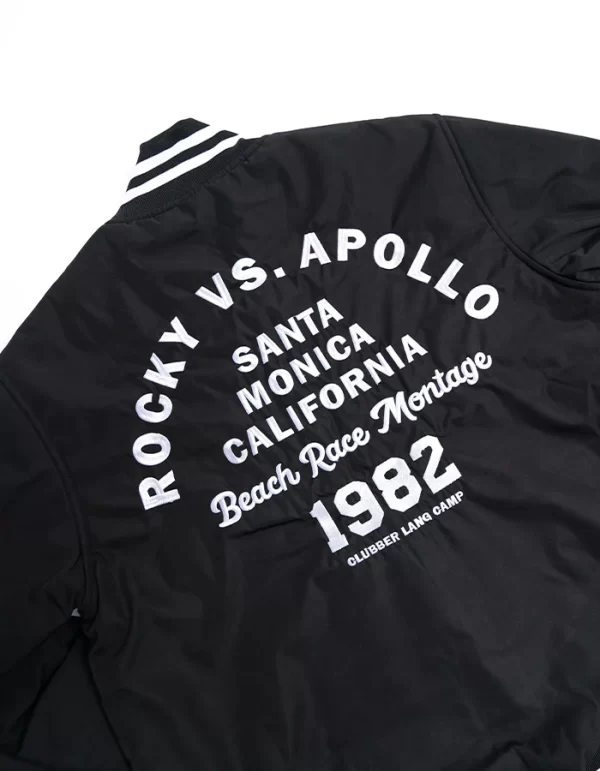 Superare X Rocky Beach Race '82 Black Bomber Jacket