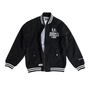 Superare X Rocky Beach Race '82 Black Bomber Jacket