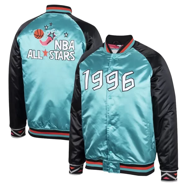 Teal 1996 NBA All-Star Game Satin Jacket