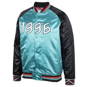 Teal and Black 1996 NBA All-Star Game Satin Jacket