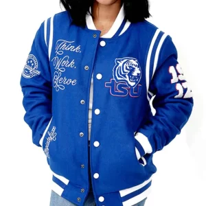 Tennessee State Royal Blue Varsity Wool Jacket