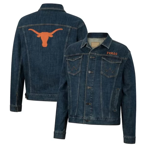 Texas Longhorns Retro Denim Jacket