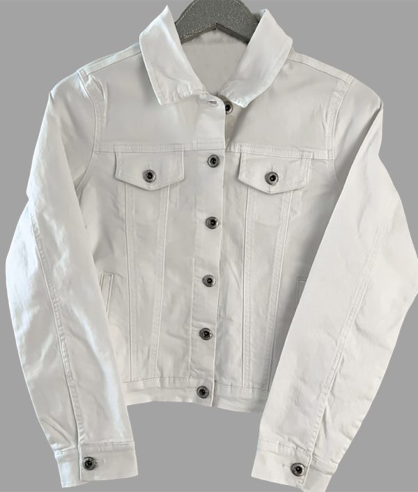 The Eras Tour Taylor Swift Denim White Jacket