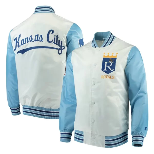 The Legend Kansas City Royals White and Blue Jacket