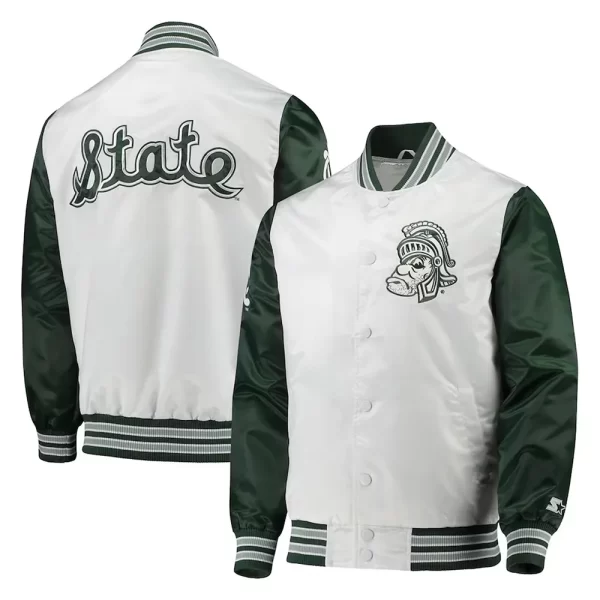 The Legend Michigan State Spartans Satin Jacket