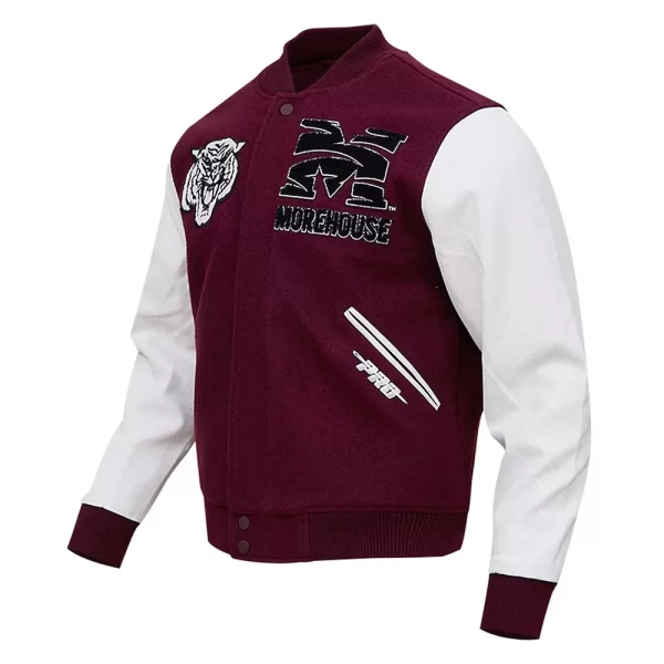 Tigers Morehouse College Wool Varsity Maroon Jacket