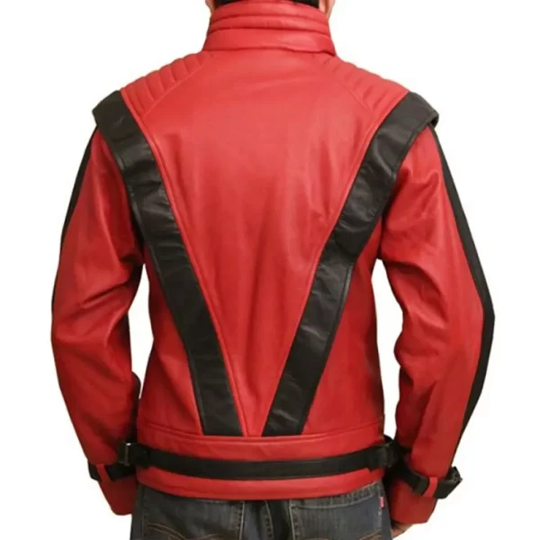 UFC Sean Omalley Red Leather Jacket